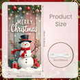 thumbnail image 6 of Decorative Design Christmas Gift Banner Festive Bow Holiday Background for Christmas Party Celebration Event Decoration, 6 of 9