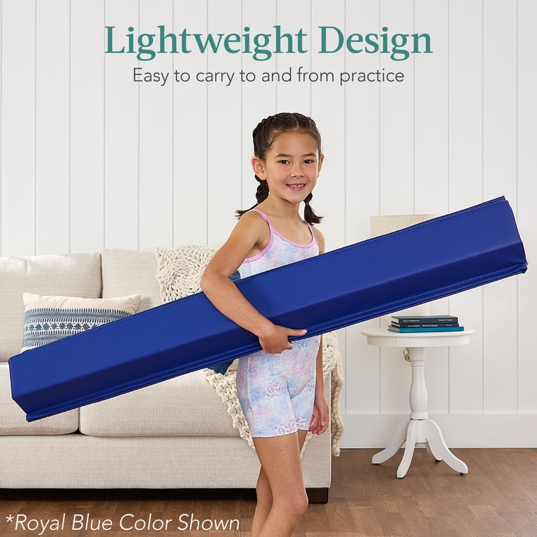 Best Choice Products 8ft Folding Floor Balance Beam, Purple photo 5