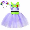 thumbnail image 2 of Disfraces de Buzz de juguete para niños, ropa de Cosplay de Halloween, ropa de Anime para niños, vestidos de fiesta de carnaval, vestido de princesa con tutú de dibujos animados elegante para niñas, 2 of 5