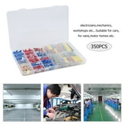 2 In 1 350 PCS Connection Terminals & 328 PCS 2:1 Heat Shrink Tube Assorted