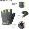 thumbnail image 2 of Guantes de ciclismo de medio dedo, guantes de culturismo para hombres, guantes de moto cross, guantes de ciclismo para scooter (azul, S) oso de fresa Electrónica, 2 of 5