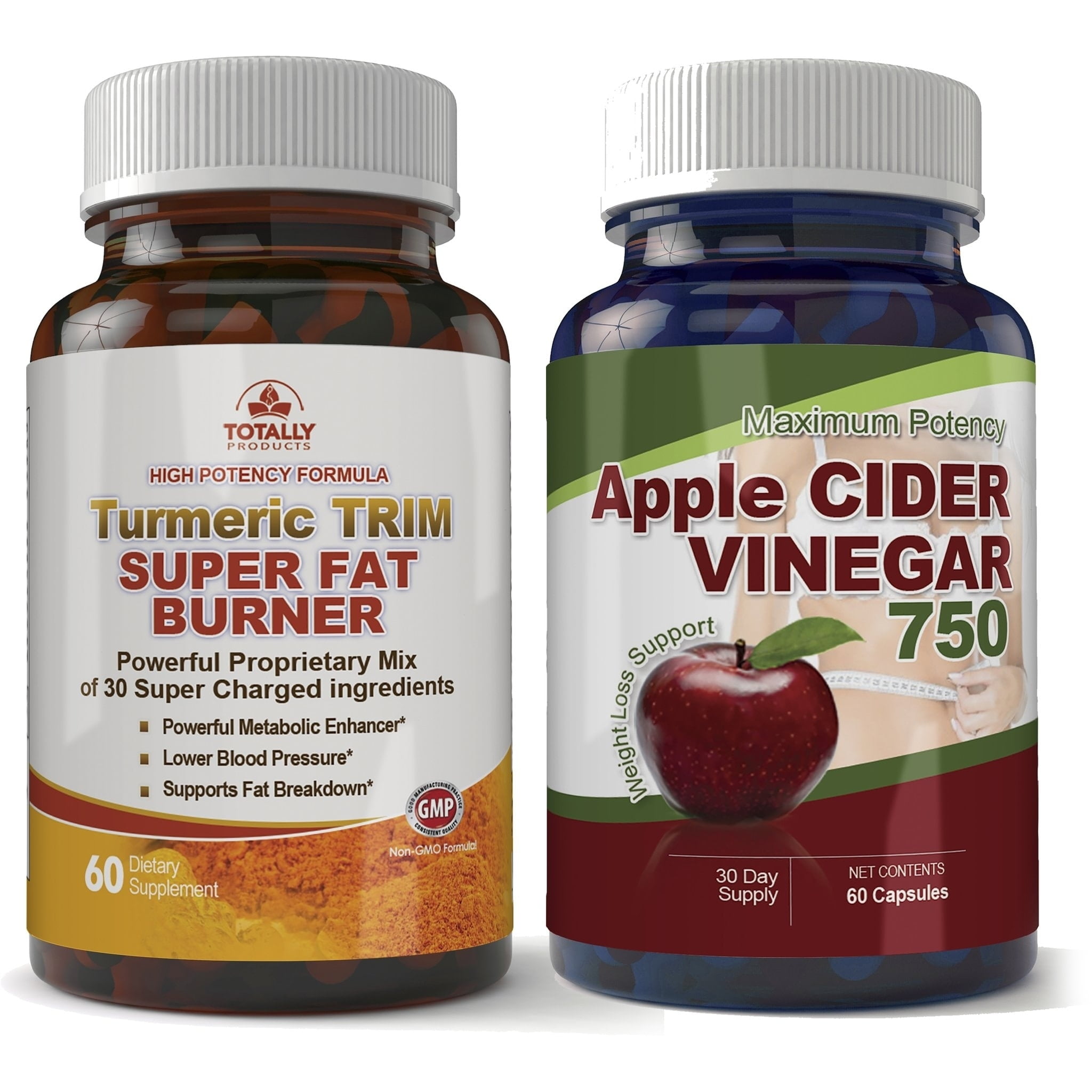 Totally Trim and Apple Cider Vinegar Combo pack 1 set of bundle - Walmart.com