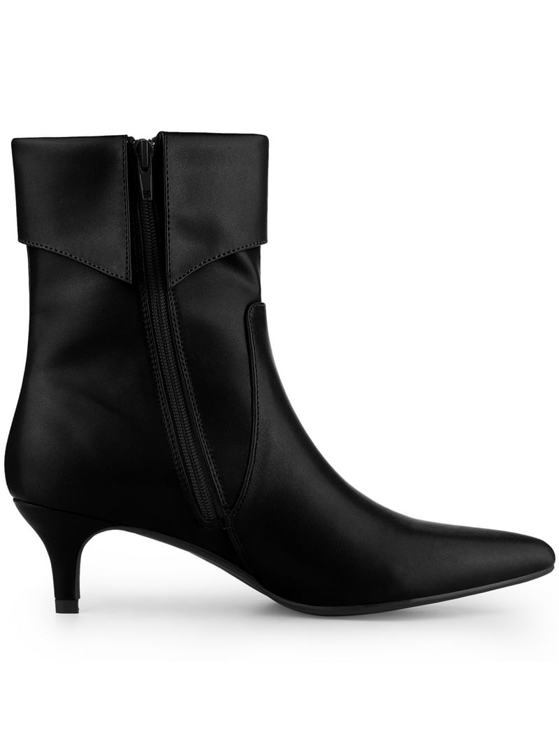 Brown Forever Comfort Next Ankle Boots BLISSFUL STEP Women's Fold