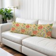 thumbnail image 2 of Yellow Flowers Body Pillow Cover 20 x 54 Inch Decorative Pillow Cover Farmhouse Retro Luxury Flowers Plants Lumbar Pillowcase Seasonal Rectangle Cushion Case for Couch Sofa Bed Living Room, 2 of 9