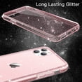 thumbnail image 3 of JETech Glitter Case for iPhone 11 Pro Max, 6.5-Inch, Bling Sparkle Shockproof Phone Bumper Cover, Cute Sparkly for Women and Girls (Pink), 3 of 7