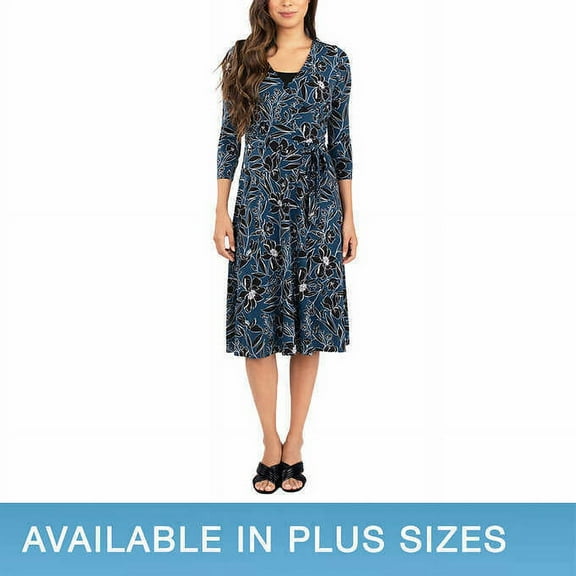 Leota Ladies' Wrap Dress (XS, Classic Floral)