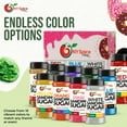 thumbnail image 4 of NY SPICE SHOP Green Sanding Sugar - 04 Ounce - Sanding Green Sugar - Sanding Sugar Green - green cake decorations - Sanding green sugar crystals - Green Sanding Sugar for Baking, 4 of 7