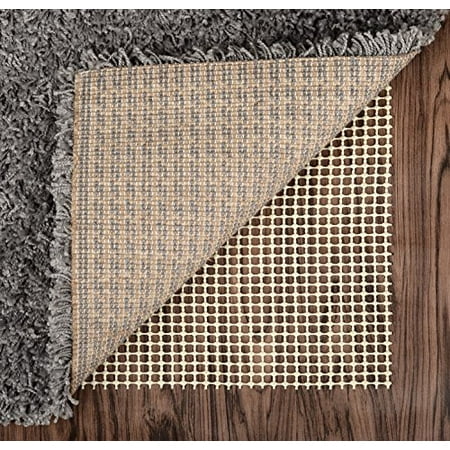- Abahub Anti Slip Rug Pad 8x10 for Under Area Rugs Carpets Runners Doormats on Wood Hardwood Floors, Non Slip, Washable Padding Grips
