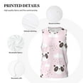 thumbnail image 3 of Sikiie Cute Panda Basketball Jersey Reversible Men's Mesh Athletic Sports Shirts Training Practice S-4XLLarge, 3 of 6