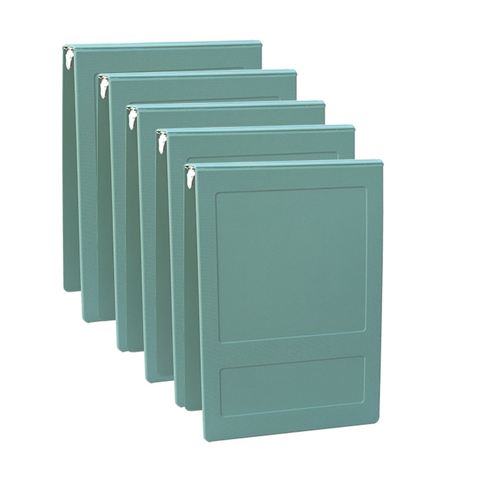 1 Inch Top Open 3 Ring Binder In Seafoam (5 Pack)