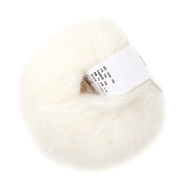 Suave Angola Mohair, Hilo De Lana De Para Bufandas, Suéteres Y Sombreros, Varios Colores, Antibolitas, Antiencogimiento, Cómodo Lavable A Mano, Ideal Para Manualidades
