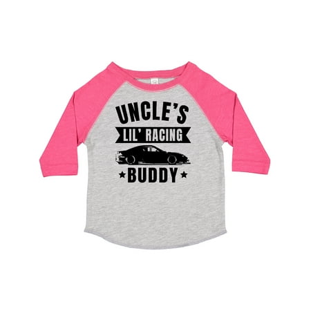 

Inktastic Uncles Lil Racing Buddy Gift Toddler Boy or Toddler Girl T-Shirt