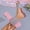 Pink, variant on Slide Sandals for women Rhinestone Glitter Slides Square Toe Flat Sandals Open Toe Dressy Party Wedding Vacation Travel Evening Footwear