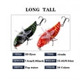thumbnail image 2 of MInHoues Topwater Rotating Cicada Fishing Lure, 2.95" Hard Plastic Artificial Bait with Rotating Wings and Treble Hooks, Lifelike Surface Swimbait for Bass and Trout, Freshwater Saltwater Gear, 2 of 5