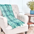thumbnail image 2 of McKinley Plaid Cotton Quilted 50" x 60" Accent Throw Blanket, 2 of 4