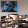 thumbnail image 3 of The Portrait Of A Woman With Large Expressive Eyes And Wet Hair Canvas Poster Bedroom Decor Sports Landscape Office Room Decor Gift,Frame-style,24x36inch(60x90cm), 3 of 8