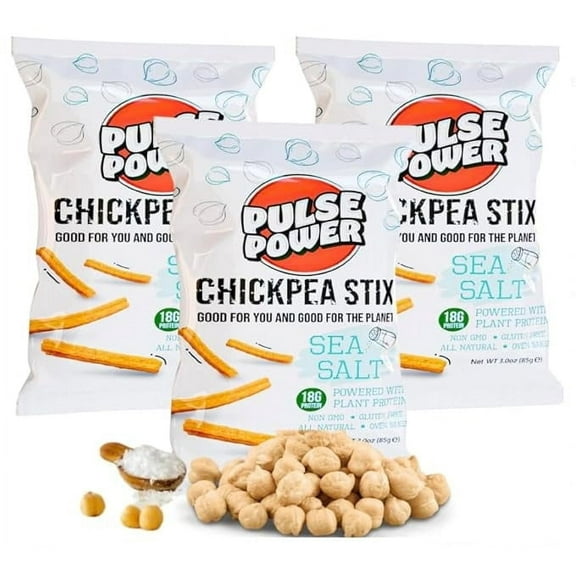 Pulse Power Chickpea Stix Sea Salt 3oz