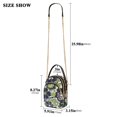 thumbnail image 2 of FORMRS Crossbody Bag for Women Quilted Travel Shoulder Cell Phone Purse with Chain Strap Handbag, Retro Floral Pattern, 2 of 7