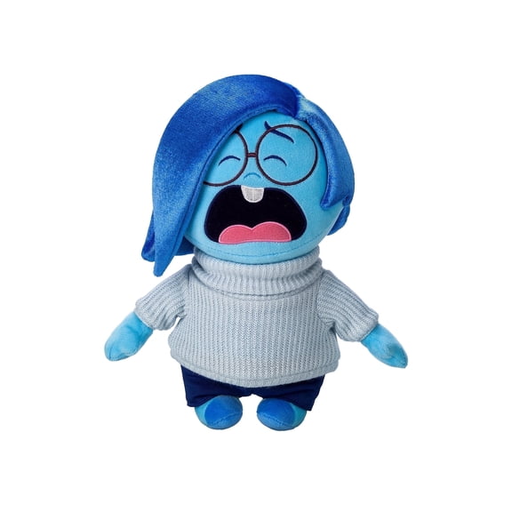 Disney Store Official Inside Out 2 Plush - Sadness Emotion Toy - Detailed Sculpturing, Embroidered Features, Disney Plush Toys - Part of Inside Out 2 Collection