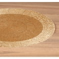 thumbnail image 2 of Homebia Designs Handmade Beaded Placemats Set of 4 - Round Charger Mats - Farmhouse Style Table Decor for Dining, Wedding, Holiday, and Special Occasions - Elegant Glitz Table Setting - 13 Inch Gold, 2 of 8