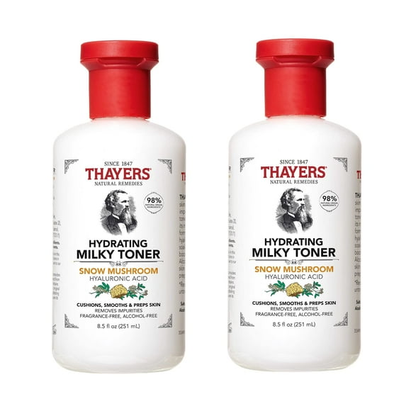 Tónico facial THAYERS Milky con hongos de nieve y ácido hialurónico