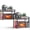 2 tier Black-2 Pcs, variant on Expandable Microwave Stand 2 Tier Metal Kitchen Countertop Organizer Shelves With 8 Hooks Bakers Rack Shelf Oven 55lbs Weight Capacity