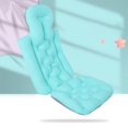 thumbnail image 4 of Almohada de bañera Cojín para bañera, accesorios para bañera, soporte para la espalda, alfombrilla grande transpirable para adultos, almohada para bañera para el , Azul azul 3 Magideal Almohada de bañera, 4 of 6