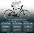 thumbnail image 7 of Hybrid Bike for Adults, Akaber 24-Speed 700C Road Bike for Men, Lightweight Adult Bicycle, 7 of 7