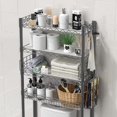 thumbnail image 5 of Bathroom Organizer Over Toilet Storage, 4-Tier Toilet Shelf Bathroom Shelves Over Toilet, Above Toilet Storage Rack Bathroom Space Saver, Gray, 5 of 14