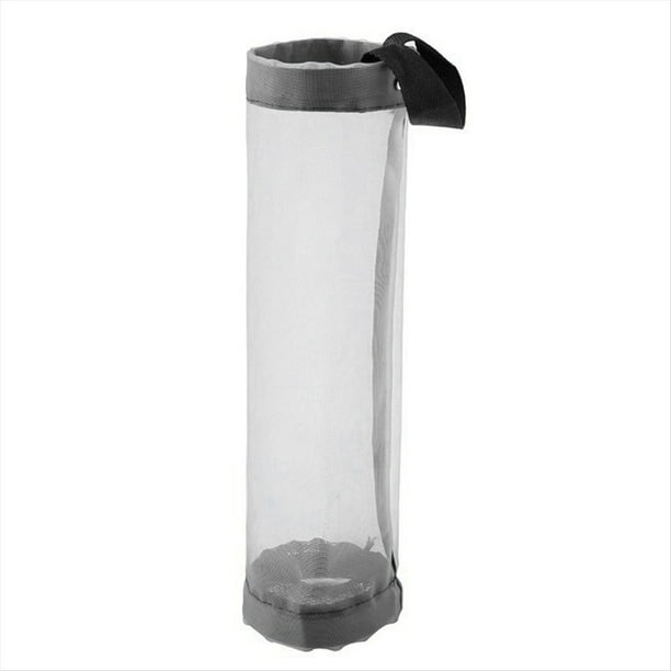 Soporte para Bolsas de Comestibles para el Hogar, Soporte para Pared, Dispensador de Bolsas de PláStico, Almacenamiento Colgante, Bolsas de Basura, Gris