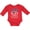 Red, variant on Inktastic My Uncle is a Firefighter Nephew Boys or Girls Long Sleeve Baby Bodysuit