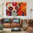thumbnail image 3 of Mexican Day of The Dead Canvas Art Poster And Wall Art Picture Print Modern Family Bedroom Decor Posters,Unframe-style,08x12inch(20x30cm), 3 of 8