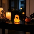 thumbnail image 7 of Halloween Mini Glow In The Dark Ghost Figurines 3 Pack Tiny Resin Spooky Statue for Fall Tabletop Decor and Halloween Party Supplies, 7 of 7