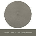 thumbnail image 4 of Dainty Home Set of 6 Placemats | Elegant and Durable | 15x15 in Round Woven Non-Slip Washable Place Mats | Tear-Resistant Heat | Resistant Placemats, 4 of 4