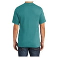 thumbnail image 2 of Mens Core Blend Cotton/Polyester Tee Shirt Jade Green XL, 2 of 6