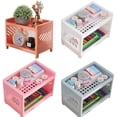 thumbnail image 4 of Bangcool Countertop Shelf Plastic 2-Tier Detachable Bathroom Organizer Kitchen Spice Rack, 4 of 10