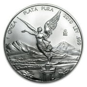 BANCO DE MEXICO 2010 Mexico 1 oz Silver Libertad BU