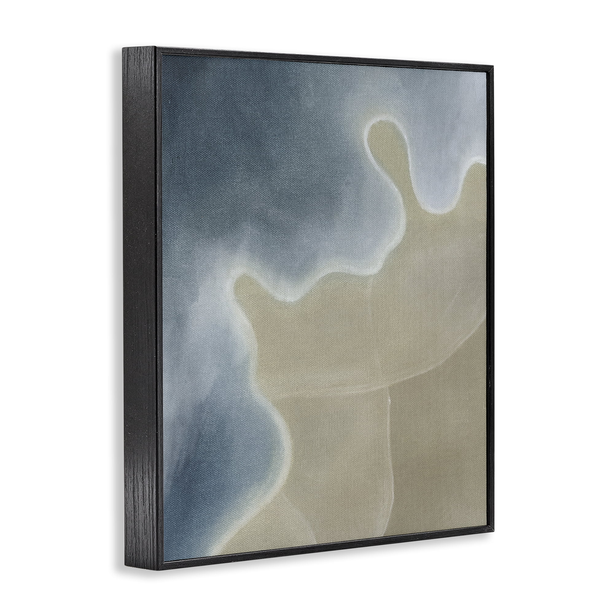 Stupell Industries Turning The Tides Abstract Black Framed Giclee Art, design by Grace Popp