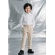 thumbnail image 5 of Pantalones KEYWANTS para niños, uniforme, talla 5, cintura ajustable, color beige, 5 of 6