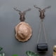 thumbnail image 3 of Gancho de pared para toallas de baño Vhermosa diseño de animales de resina dorada antigua, 3 of 8