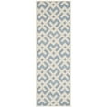 thumbnail image 3 of SAFAVIEH Chatham Jackson Geometric Wool Runner Rug, Blue/Ivory, 2'3" x 9', 3 of 10