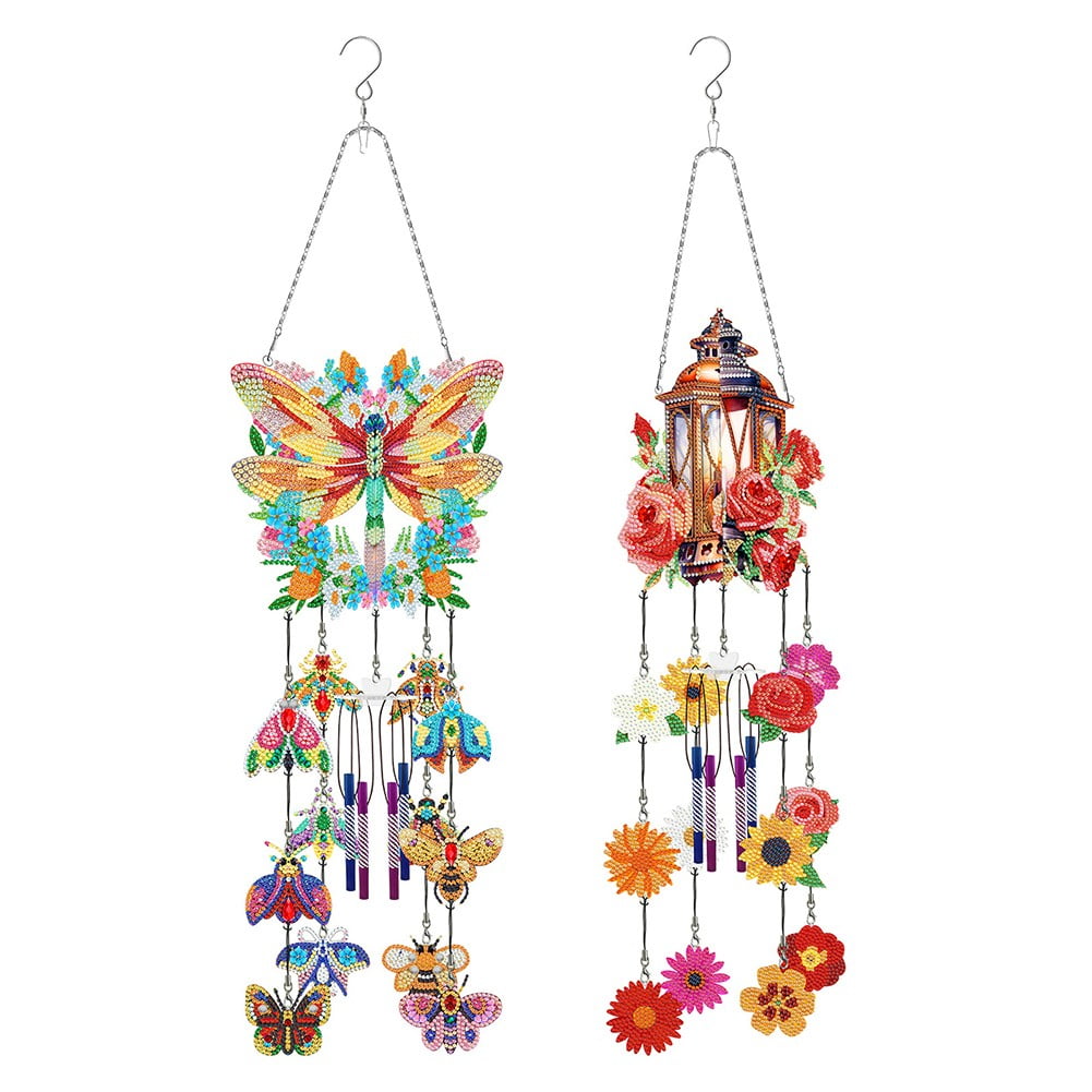 Premium Diamond Picture Wind Chime Exquisite For Crystal Diamond Set for Window