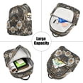 thumbnail image 5 of Quilted Backpack Fashion Backpack 11.41 * 6.1 * 14.17 Inch Women's Fashion Backpack Picnic Shopping Travel Out Sports backpack Honeycomb with Bees, 5 of 7