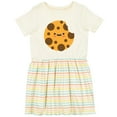 thumbnail image 3 of Inktastic Chocolate Chip Cookie Girls Toddler Dress, 3 of 5
