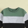 thumbnail image 4 of CAUYDY 0 3 6 9 12 Months Baby Boys Fall Winter Clothing 2T 3T 4T 5T Toddler Long Sleeved Sweatshirt Elastic Waist Pants 2Pcs Set Infant Photoshoot Outfits Green for Sizes 0-6 Months, 4 of 6