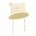 thumbnail image 4 of YSUEJPF Baby Summer Sun Hat Boys Girls Outdoor Breathable Bucket Hat Toddler Wide Brim Beach Hats 1-3 Years, 4 of 9