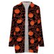 thumbnail image 4 of Blusa cárdigan de manga larga con estampado de Halloween a la moda informal y sexy para mujer Pompotops qwe21105, 4 of 6