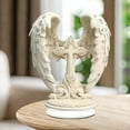 thumbnail image 6 of ToyKingdee Graceful The Cross Prayer Wings Angel Figurine, Desk & Room Decor, Garden Angel Statues, Home Decoration, 6 of 6