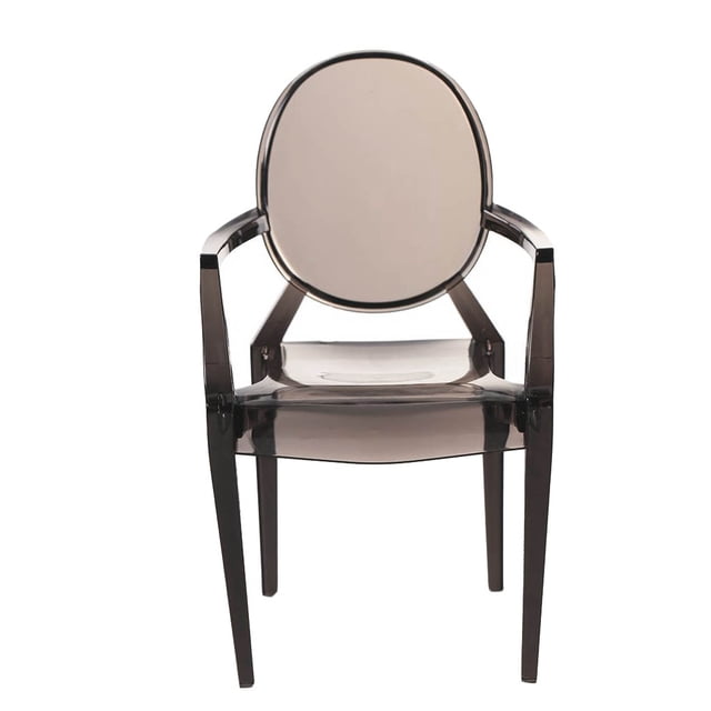 Silla de casa de muñecas Worallymy 1:6, sillón en miniatura de plástico simulado, modelo de muebles, accesorios para casa de muñecas Worallymy JD735799950