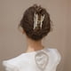 thumbnail image 4 of Pinza para el pelo con forma de mariposa, pinza para el pelo con perlas falsas y diamantes de imitación, 4 of 8